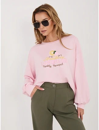 RV BL mikina A1218.11P světle růžová RV BL mikina A1218.11P světle růžová