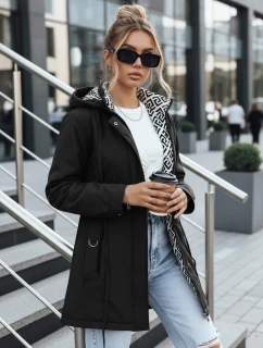 Dámská bunda parka s odepínací kapucí černá FashionStreet TY5394