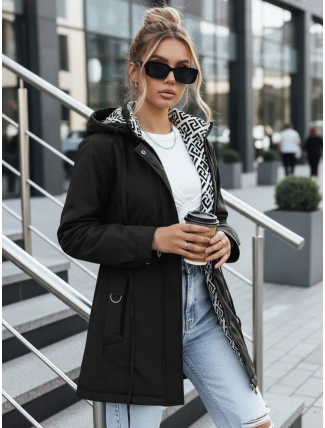 Dámská bunda parka s odepínací kapucí černá FashionStreet TY5394