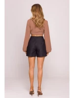 M860 Džínové šortky - grafitové