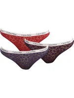 Krajkové brazilky 3-pack - QD3925E - W5G - Mix barev - Calvin Klein