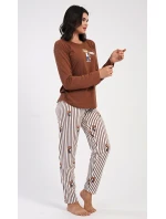 Dámské pyžamo dlouhé Bear Dámské pyžamo dlouhé Bear