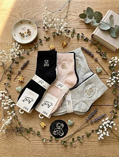 Ponožky WiK N&T 3559 vzor 84 Medvídek 35-42