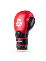 Boxerské rukavice z přírodní kůže Warrior RED
