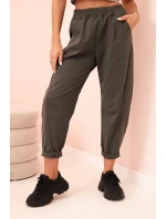 Kraťasy s kapsami Summer Punto tmavě khaki