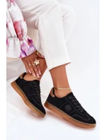 Semišové Dámské Tenisky Big Star RR274851 HI-POLY SYSTEM Černé