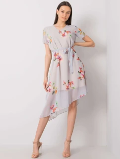 Šaty LK SK 507634.75P světle šedé