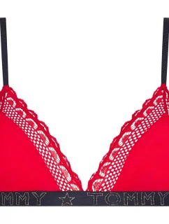 Dámská nevyztužená podprsenka Triangle Bralette Holiday UW0UW02634-XLG - Tommy Hilfiger