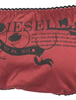 Dámské kalhotky DSLWFSCDBG bordó - Diesel