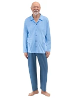 Pánské pyžamo Martel 403 Antoni III délka/r 3XL-4XL pyžamo na zip