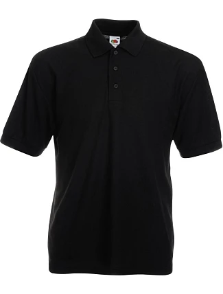 Fruit of the Loom 65/35 Pique Polo Piqué polo 16.3402 black