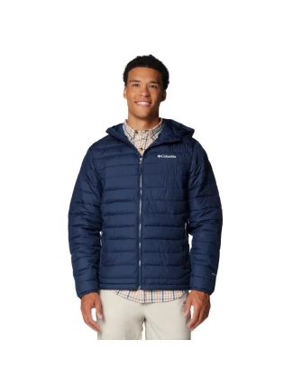 Columbia Powder Lite II Bunda s kapucí 2086944464 Navy blue L