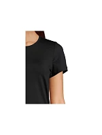 CASALL Essential Mesh Detail Tee černá CASALL Essential Mesh Detail Tee černá