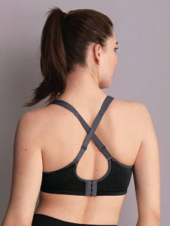 performance wireX sport. podprsenka s kost. nastavitelná ramínka 5599 black/anthracite - Active