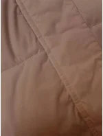 Tmavě béžová dámská sportovní bunda (3096)