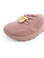 Skechers Bobs Squad-Chaos dámské sportovní boty pohodlné SLIP-INS pink dámské