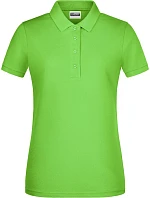 Daiber 8009 Dámské piqué polo z bio bavlny 02.8009 lime green Daiber 8009 Dámské piqué polo z bio bavlny 02.8009 lime green