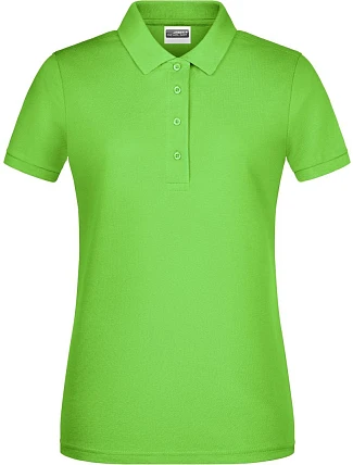Daiber 8009 Dámské piqué polo z bio bavlny 02.8009 lime green Daiber 8009 Dámské piqué polo z bio bavlny 02.8009 lime green