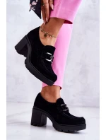 Elegantní boty s tmavým zdobením Černý Harmell