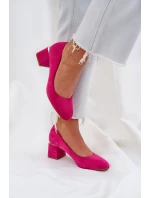 Eko Semišové Čerpadla Na Podpatku Fuchsie Veniffia