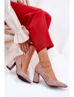 Elegantní lodičky na podpatku v růžové Vinceza 62223 růžové Elegantní lodičky na podpatku v růžové Vinceza 62223 růžové