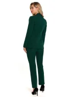 K141 Bunda s dvojitou kapsou a klopou - lahvově zelená K141 Bunda s dvojitou kapsou a klopou - lahvově zelená