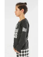 Dětské pyžamo dlouhé Actual boss - chlapecké Dětské pyžamo dlouhé Actual boss - chlapecké