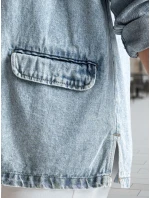 Dámská oversize džínová bunda RUNAWAY modrá FashionStreet TY4906