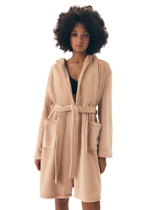 Dámský župan 42877 Brid beige - HENDERSON