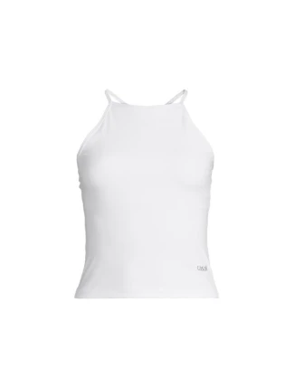 Sportovní tílko CASALL Built-In-Bra Halterneck White Sportovní tílko CASALL Built-In-Bra Halterneck White