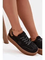 Dámské tenisky na platformě Big Star SS274761 Černé