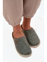 Domácí obuv dámské pantofle Inblu CS000047 zelené