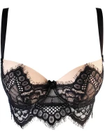 Podprsenka V-10771 černo-béžová - Axami Podprsenka V-10771 černo-béžová - Axami