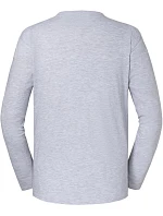 Fruit of the Loom Iconic 195 LSL Pánské tričko z těžké bavlny s dl. rukávem 16.1360 heather grey Fruit of the Loom Iconic 195 LSL Pánské tričko z těžké bavlny s dl. rukávem 16.1360 heather grey
