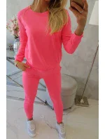 Tepláková souprava růžová neonová Tepláková souprava růžová neonová