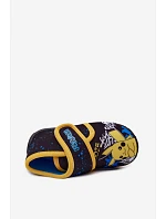 Dětské pantofle na suchý zip Pikachu žluté Shire Dětské pantofle na suchý zip Pikachu žluté Shire