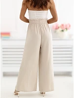 Kalhoty CS SP XYS3375.03 béžové