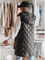 Dámská přechodná prošívaná vesta GRANDI černá FashionStreet TY4883