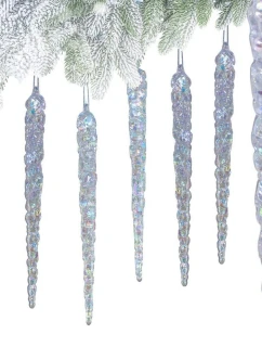 RAMPOUCHY - DUHOVÁ ZÁVĚSNÁ DEKORACE 17,5 CM 6 KS