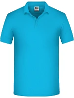 Daiber JN 874 Pánské pracovní bio piqué polo 02.0874 turquoise Daiber JN 874 Pánské pracovní bio piqué polo 02.0874 turquoise