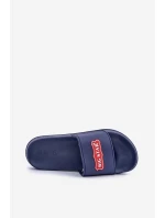 Pánské sandály s logem Big Star OO174029 tmavě modré
