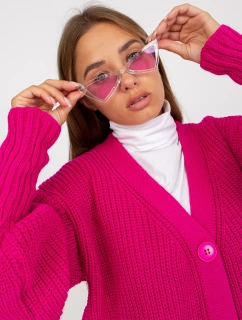 Kardigan TW SW BL 0100.38X fuchsiový