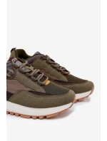 Pánské sportovní tenisky Big Star HI-POLY SYSTEM – tmavě zelené