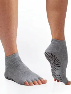 Protiskluzové ponožky na jógu bez prstů GAIAM 63708