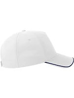 Atlantis Headwear Recy Five Piping 5 panelová sandwich kšiltovka 33.0282 white/navy