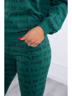 Zelená sada s potiskem