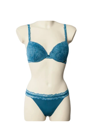 Kalhotky F3690E- petrolejová - Calvin Klein Kalhotky F3690E- petrolejová - Calvin Klein