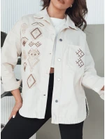 Dámská džínová bunda FILOMENAS béžová FashionStreet TY4313