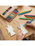 SADA DVOU DIY andělských přívěsků 5x0,5x10,5 cm