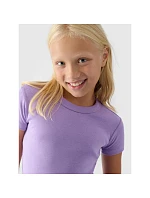 Hladké dívčí tričko 4F 4FJRSS24TTSHF2053-52S